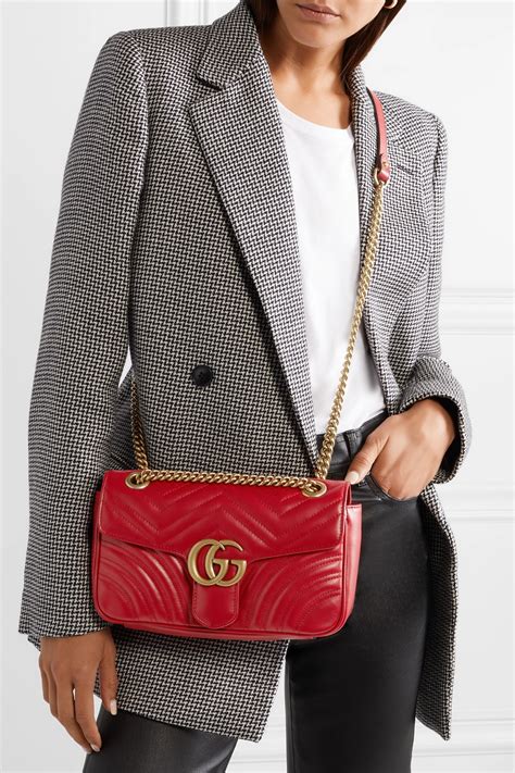 gucci round bag red|gucci red marmont bag small.